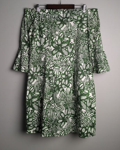 H&M Green Floral Dress