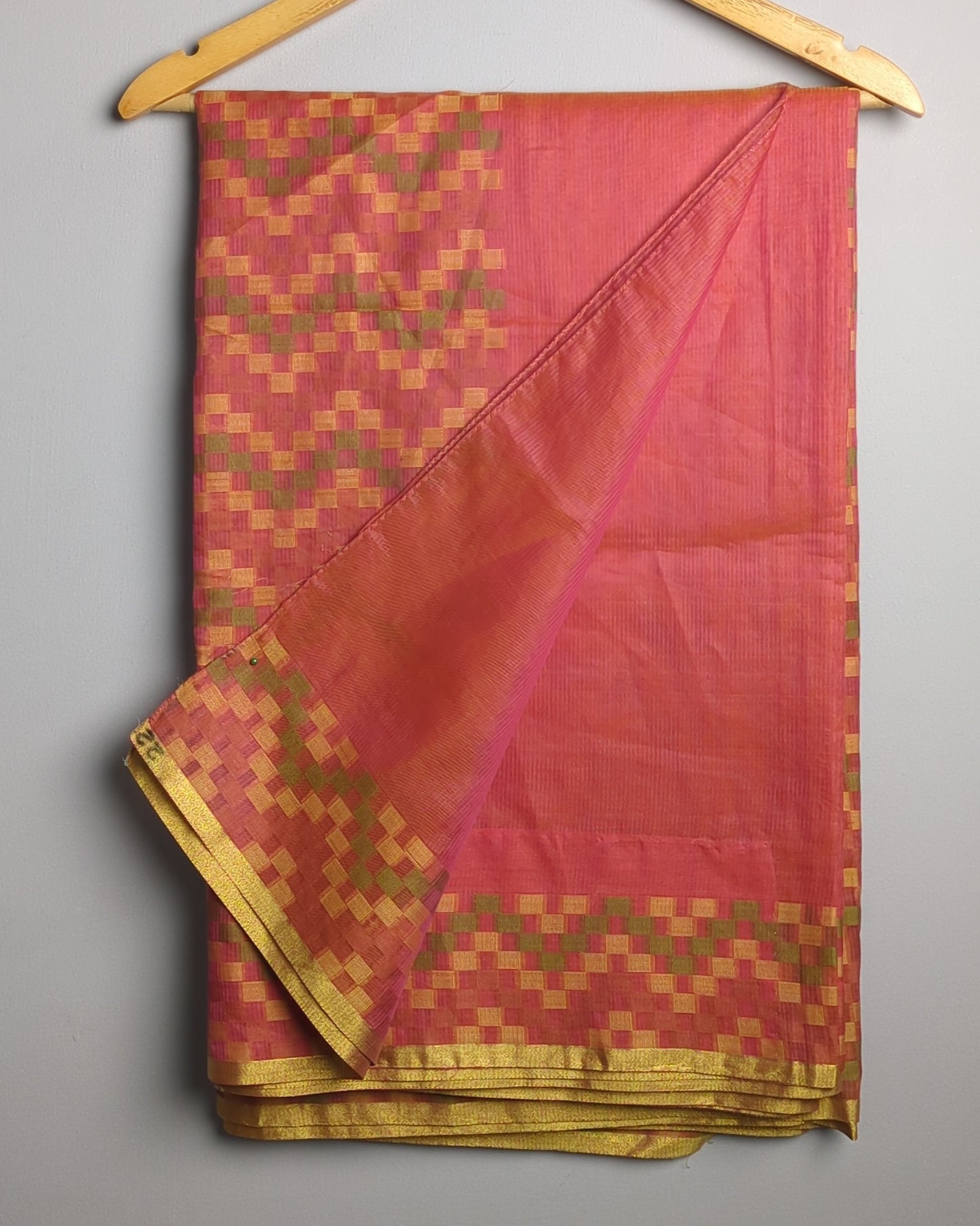 Red Woven Saaree