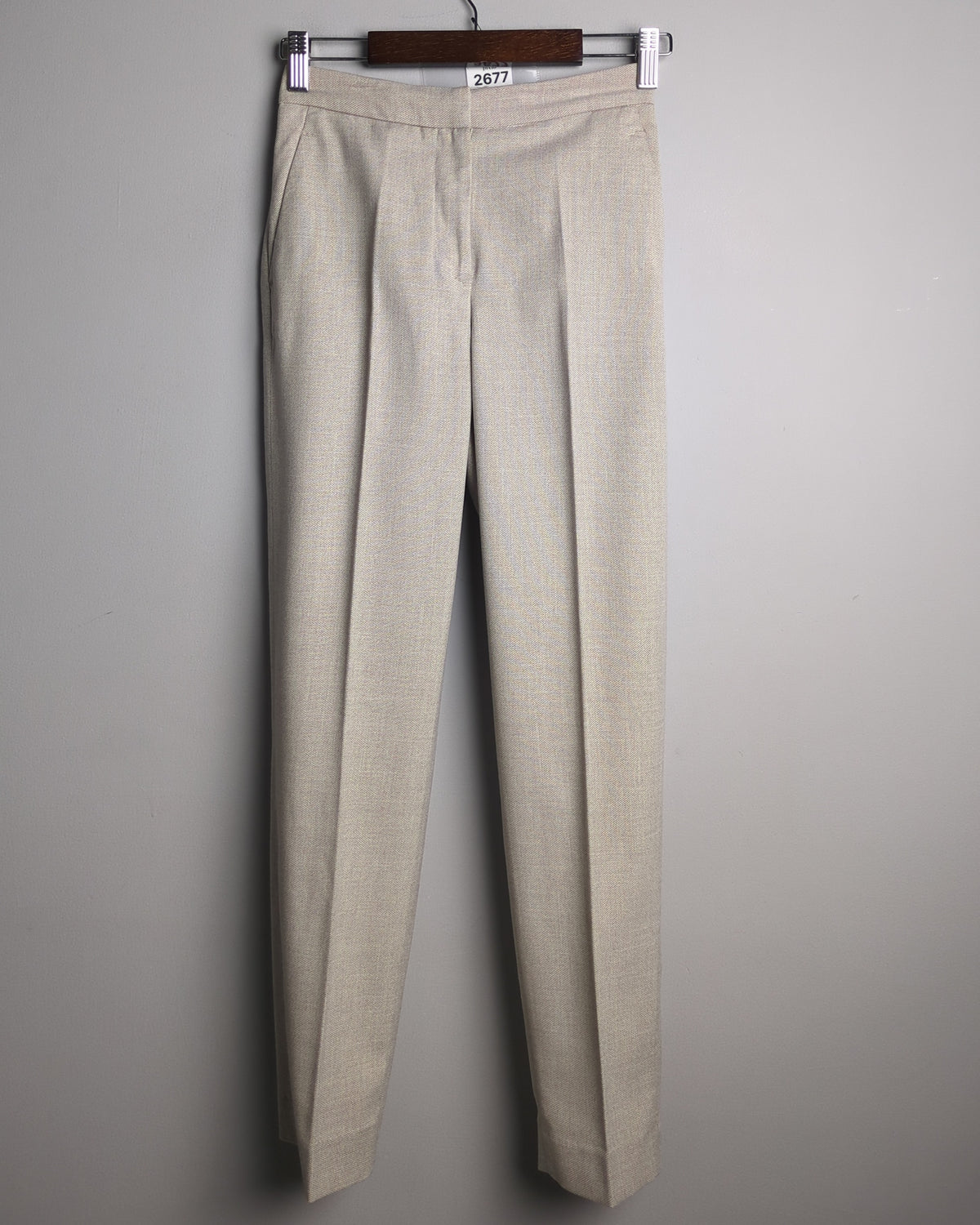 H&M Beige Tailored Trousers