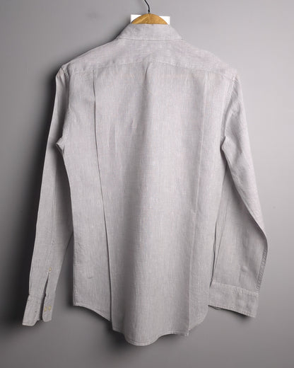 Uniqlo Gray Linen Shirt