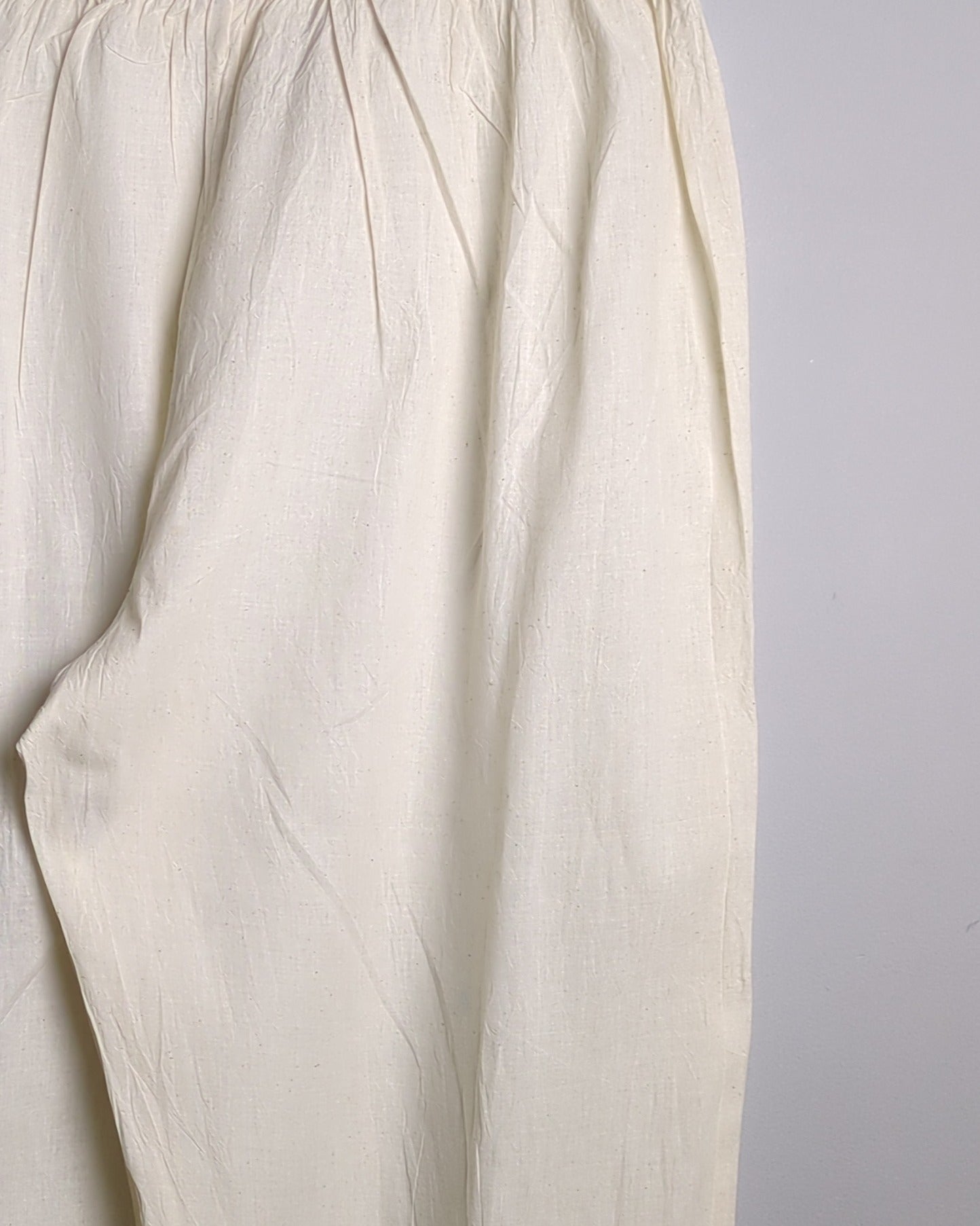 Beige Linen Trousers