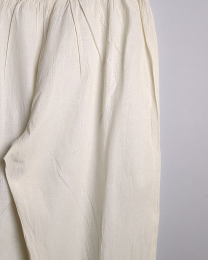 Beige Linen Trousers