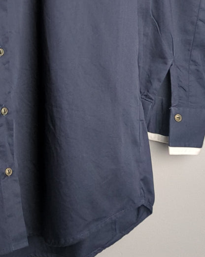Pallavi Swadi Blue Collared Shirt