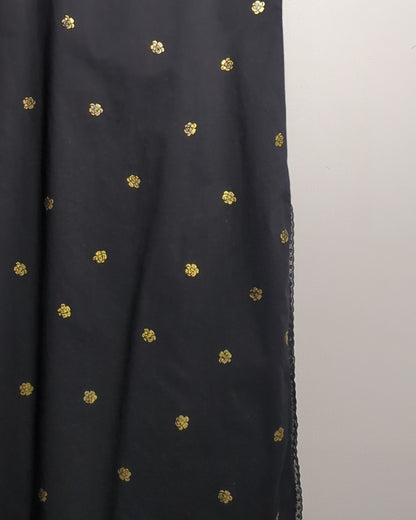 Nicobar Black Floral Dress
