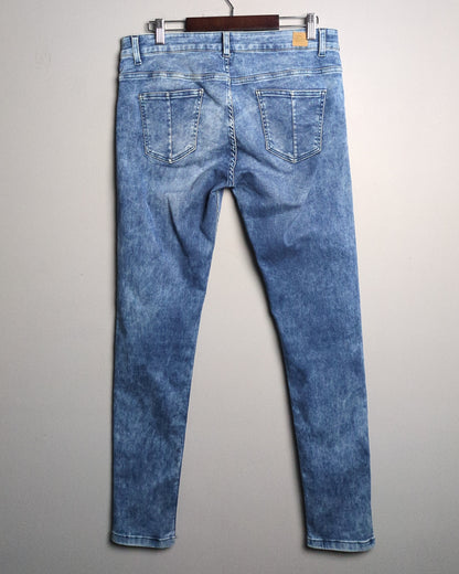 Benetton Blue Acid Wash