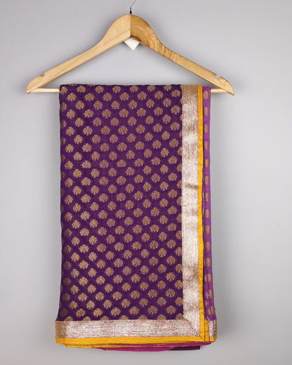 Purple Saree