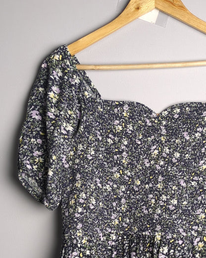 Jdy By Only Blue Floral Dress
