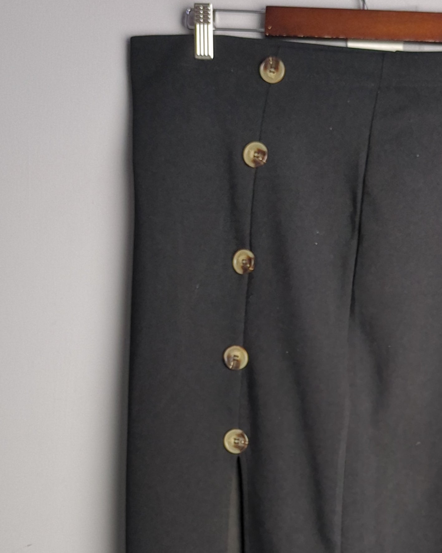 Shein Black Midi Skirt