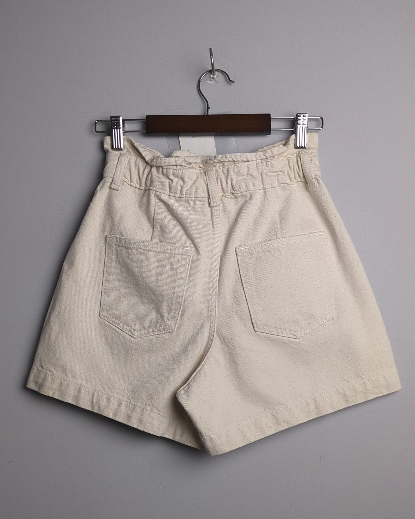 Zara Beige Denim Shorts