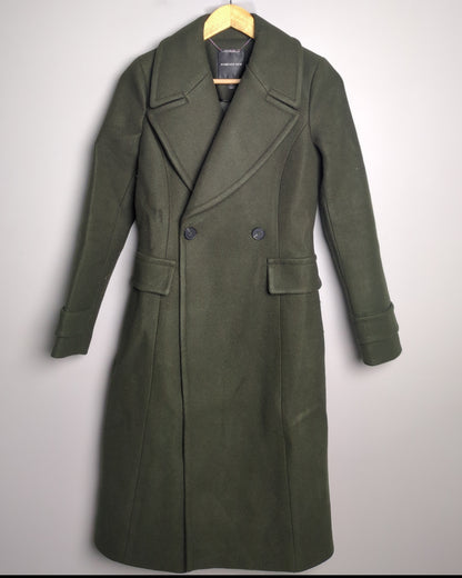 Forever New Green Woolen Coat