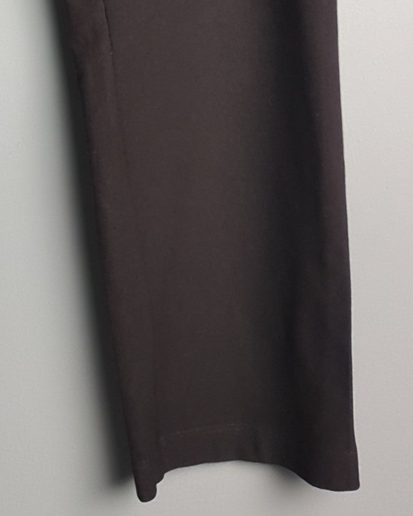 Allen Fisher Brown Stretch Leggings