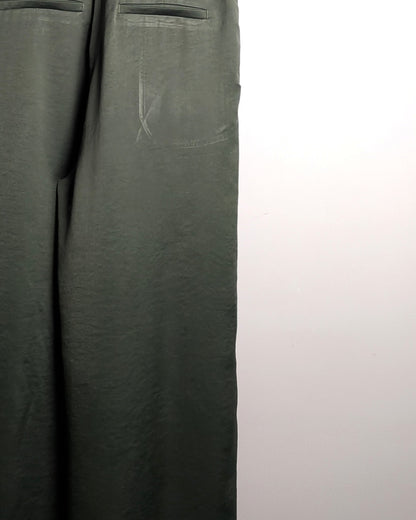 H&M Green Satin Jumpsuit