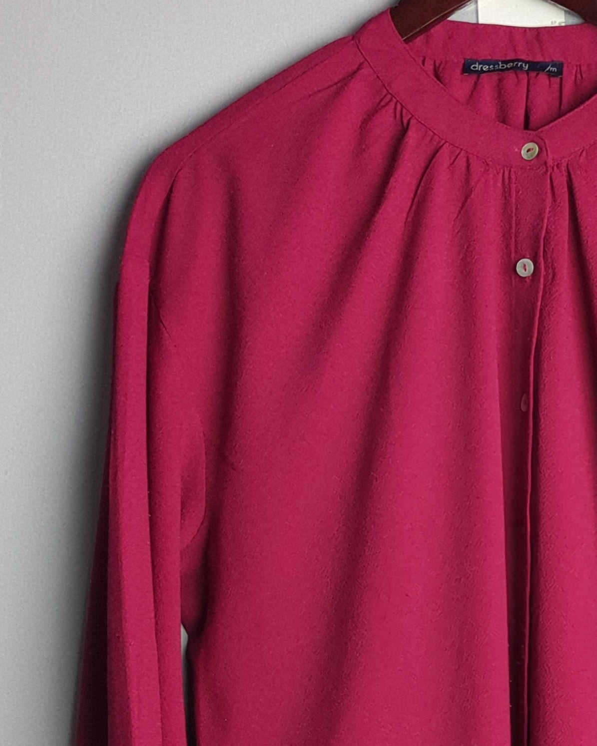 Dressberry Wine Blouse Top