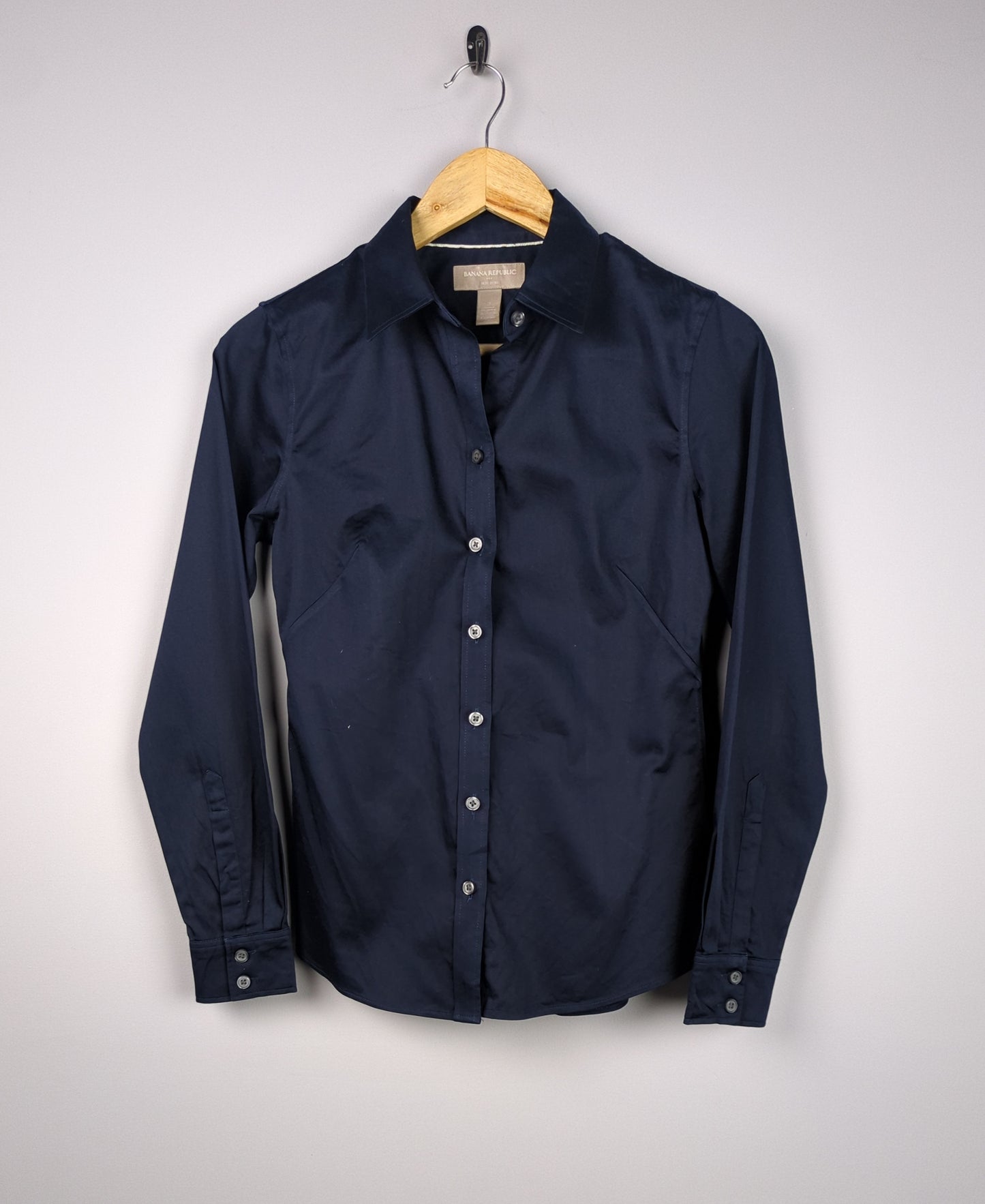Navy Button-Down