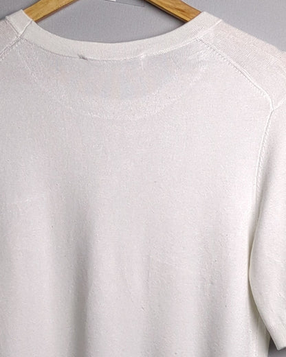 Zara White Knit Sweater