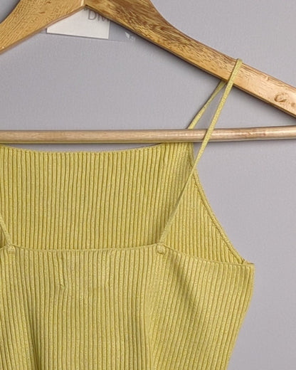 H&M Beige Ribbed Tank