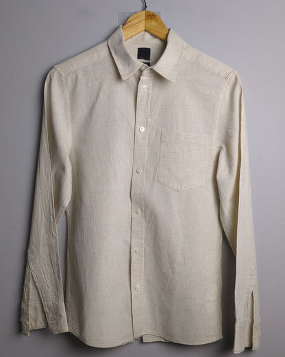 H&M Beige Linen Shirt