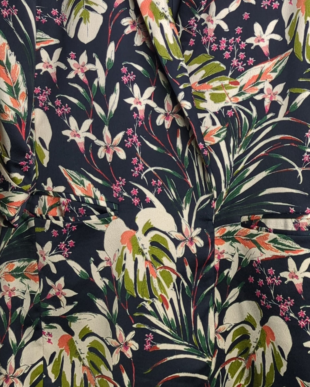 Zara Blue Floral Blazer