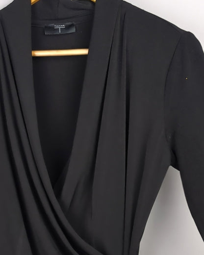 Black Wrap Top