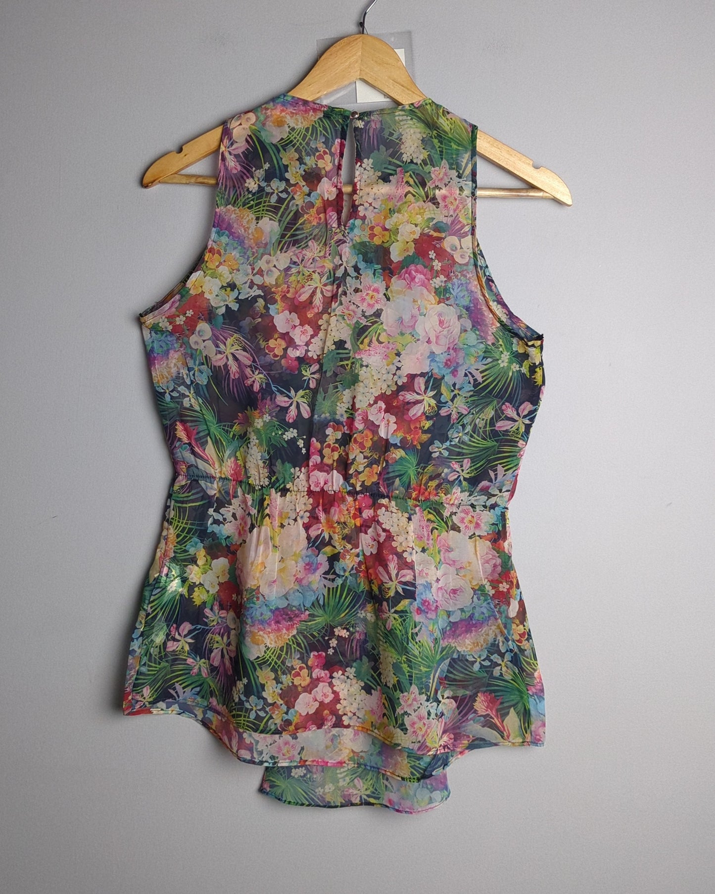 Zara Blue Floral Dress