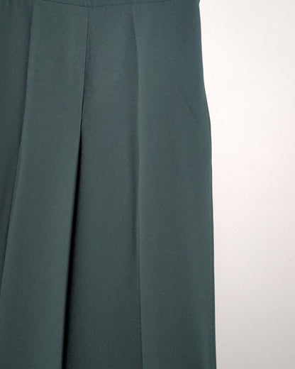 Zara Woman Green Wide Trousers