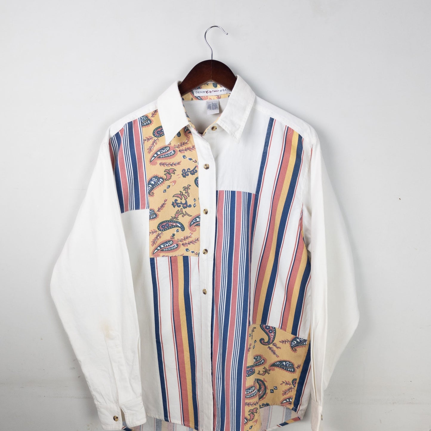 Patterned Button-Up Shirt