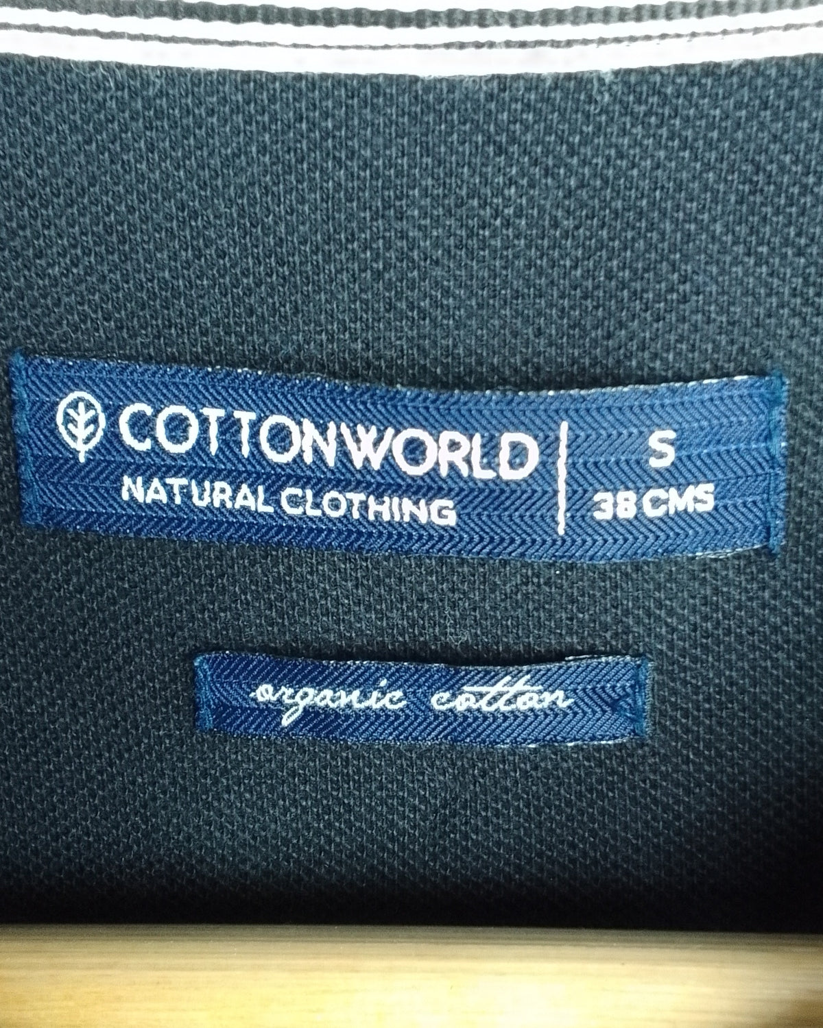 Cotton World Black Polo Shirt