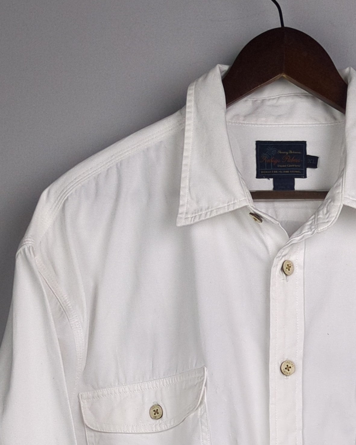 Tommy Bahama White Utility Shirt