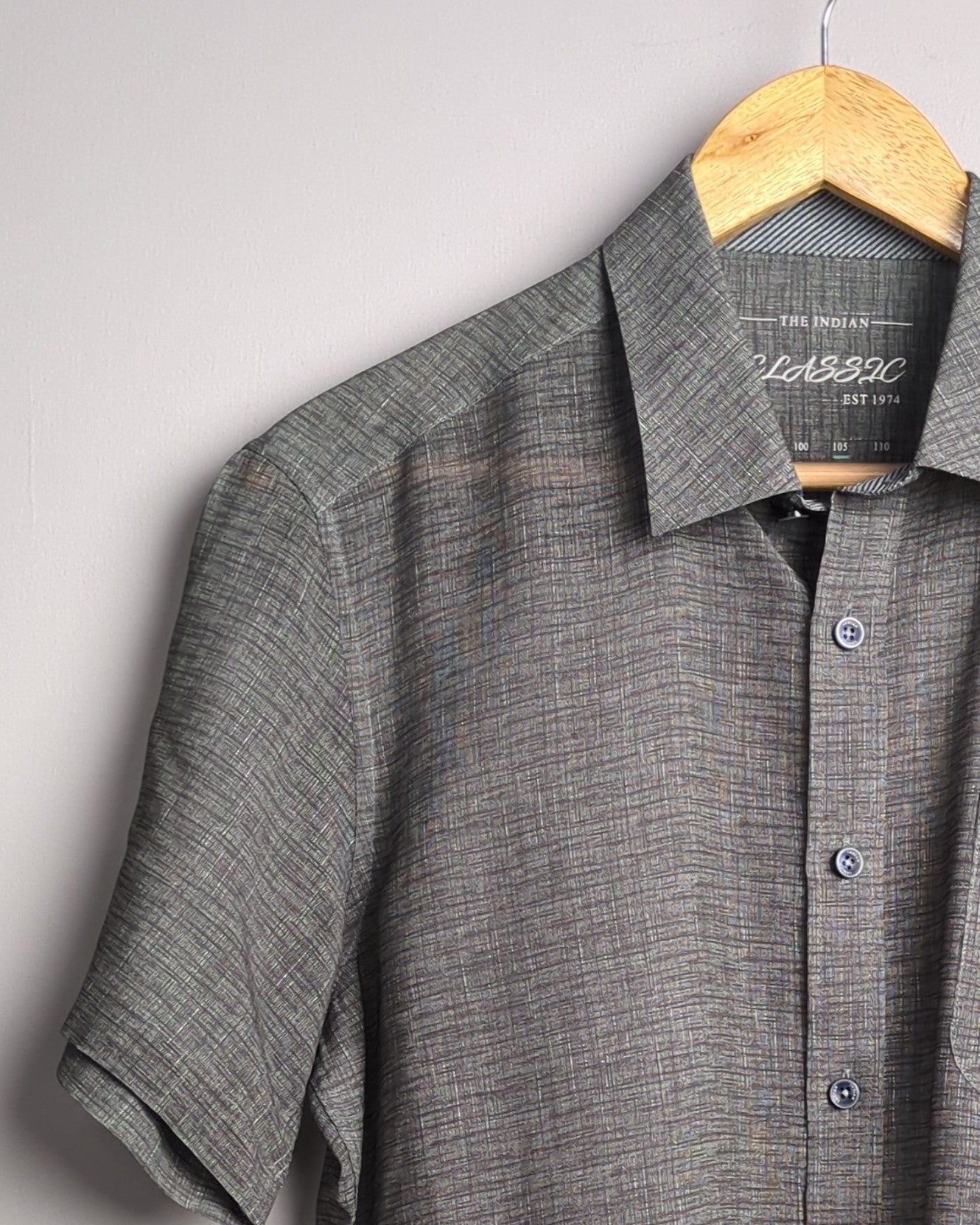 The Indian Classic Gray Casual Shirt
