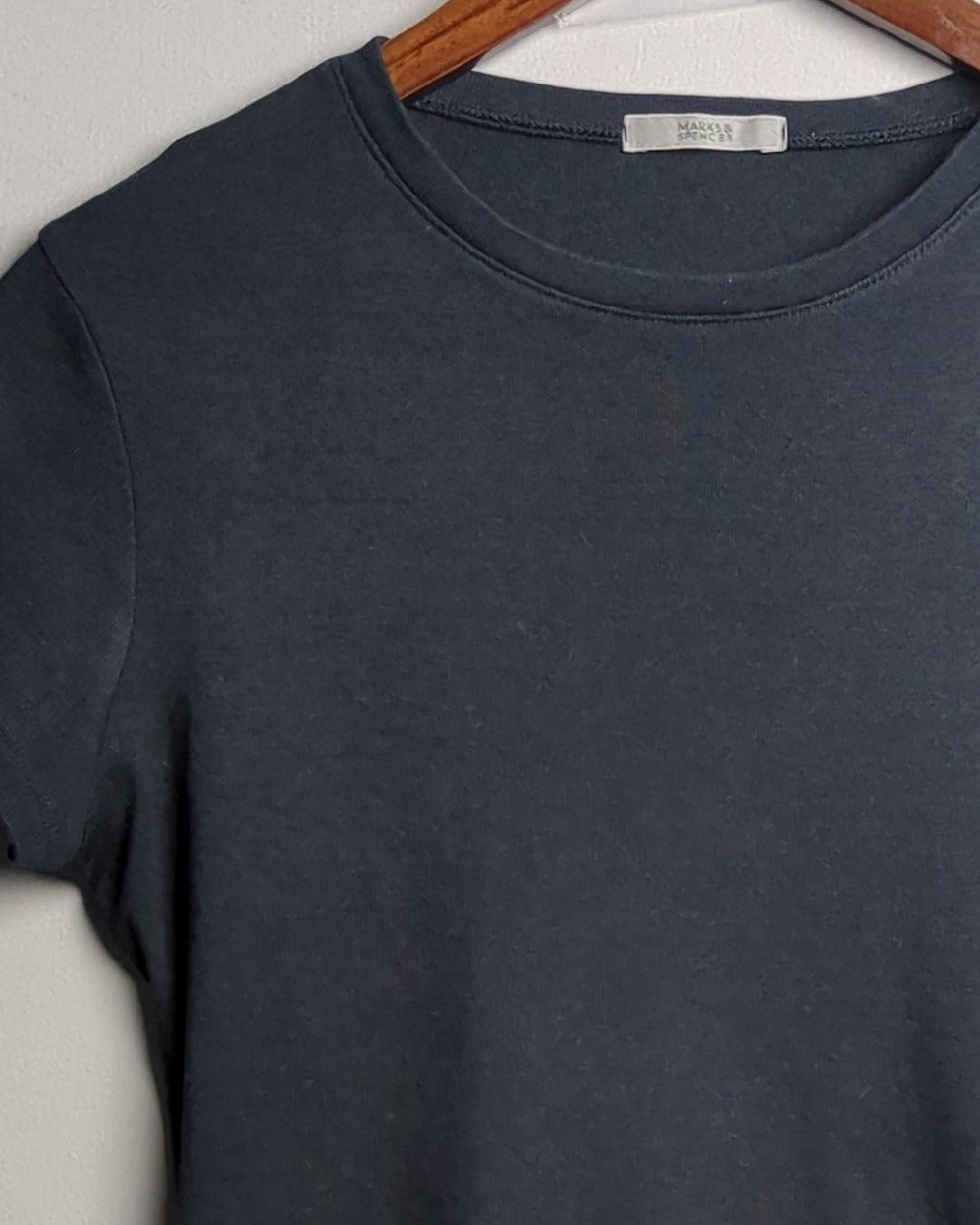 M&S Black Crewneck T-Shirt