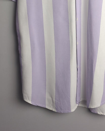 Denim & Flower Purple Button-Down Shirt