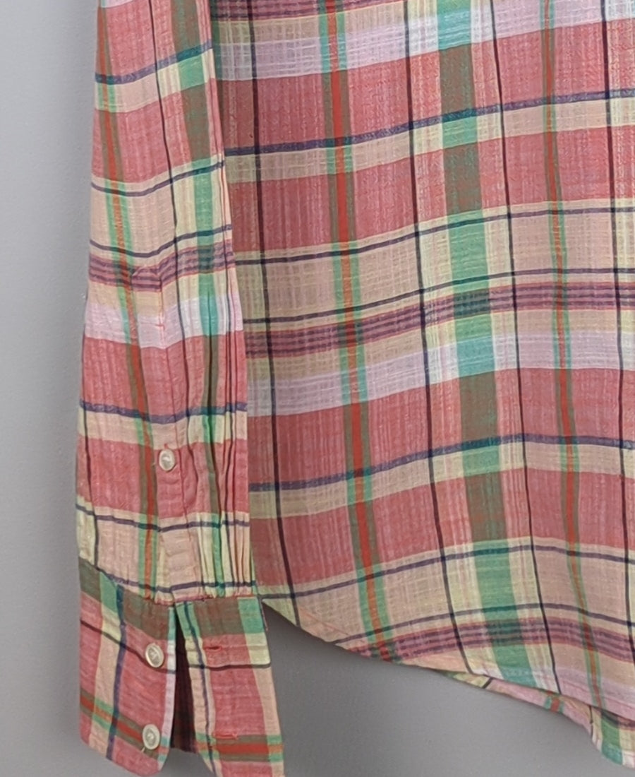 Plaid Peach