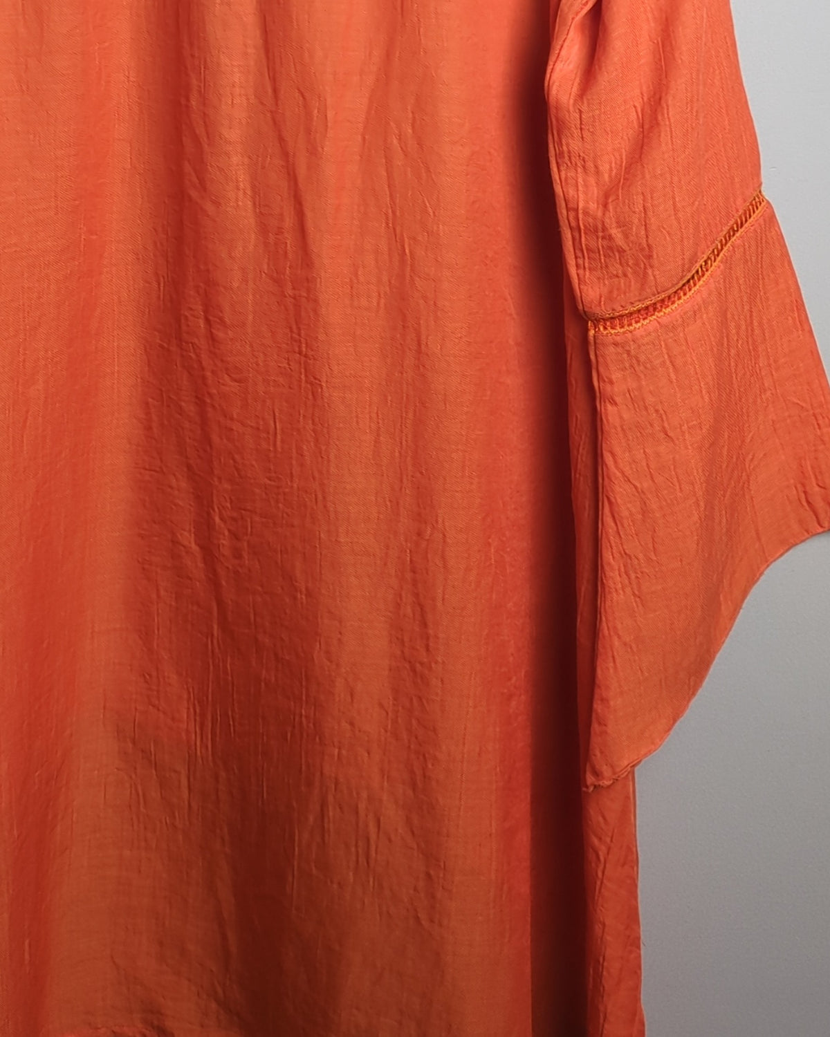 Rriso Orange Collared Tunic