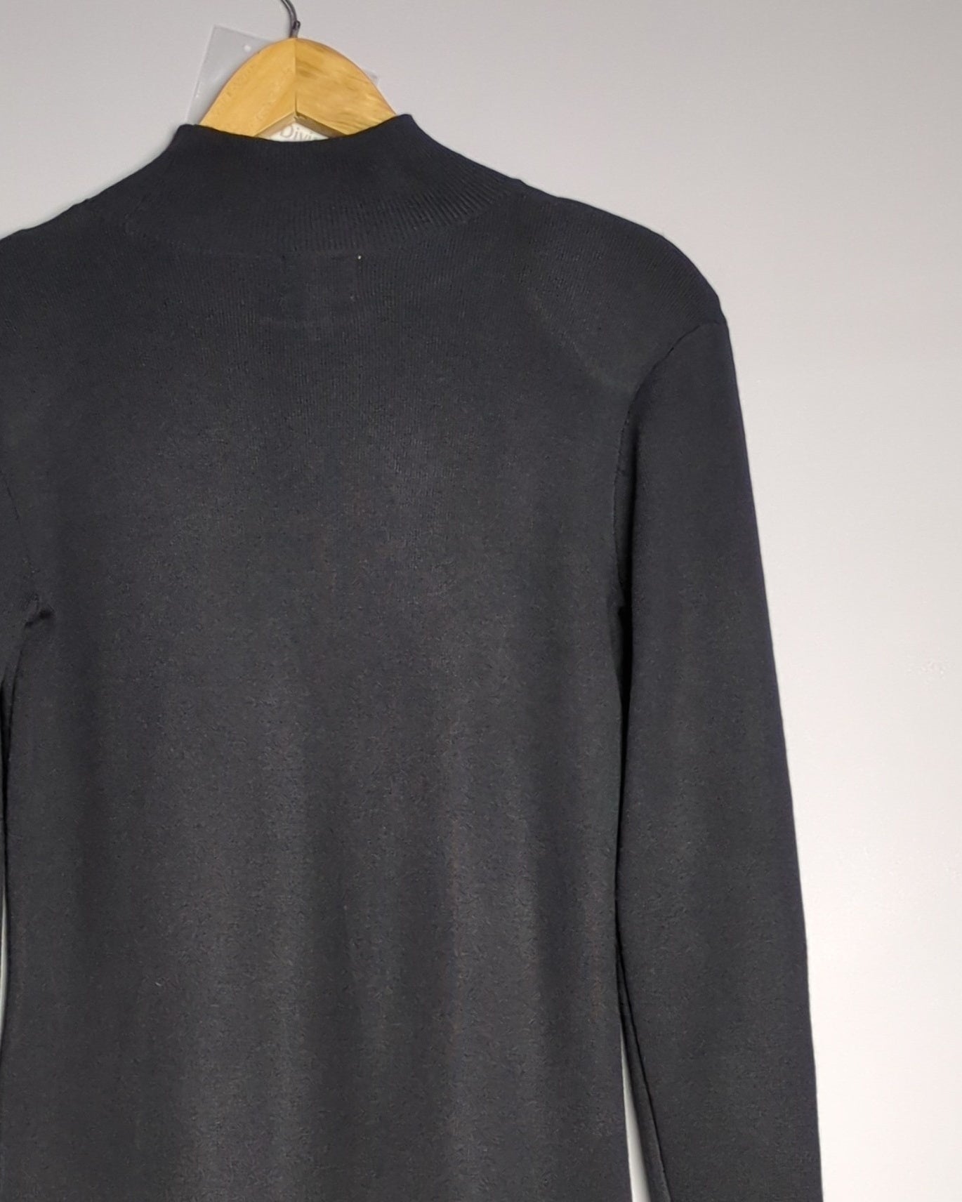 H&M Black Mock-Neck Dress