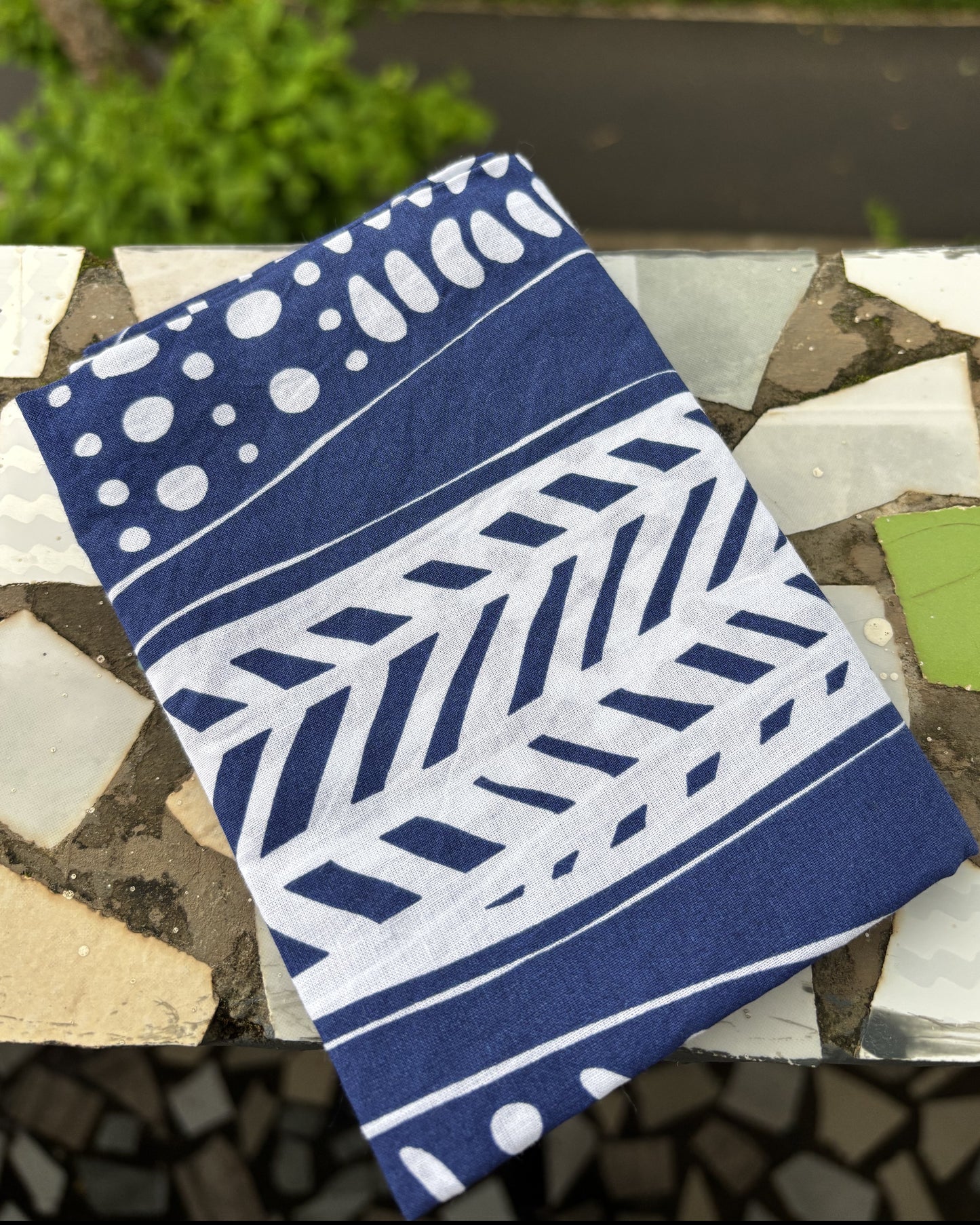 Blue Fish Skeleton Bandana