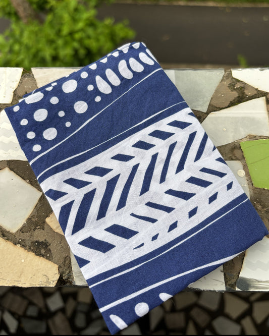 Blue Fish Skeleton Bandana