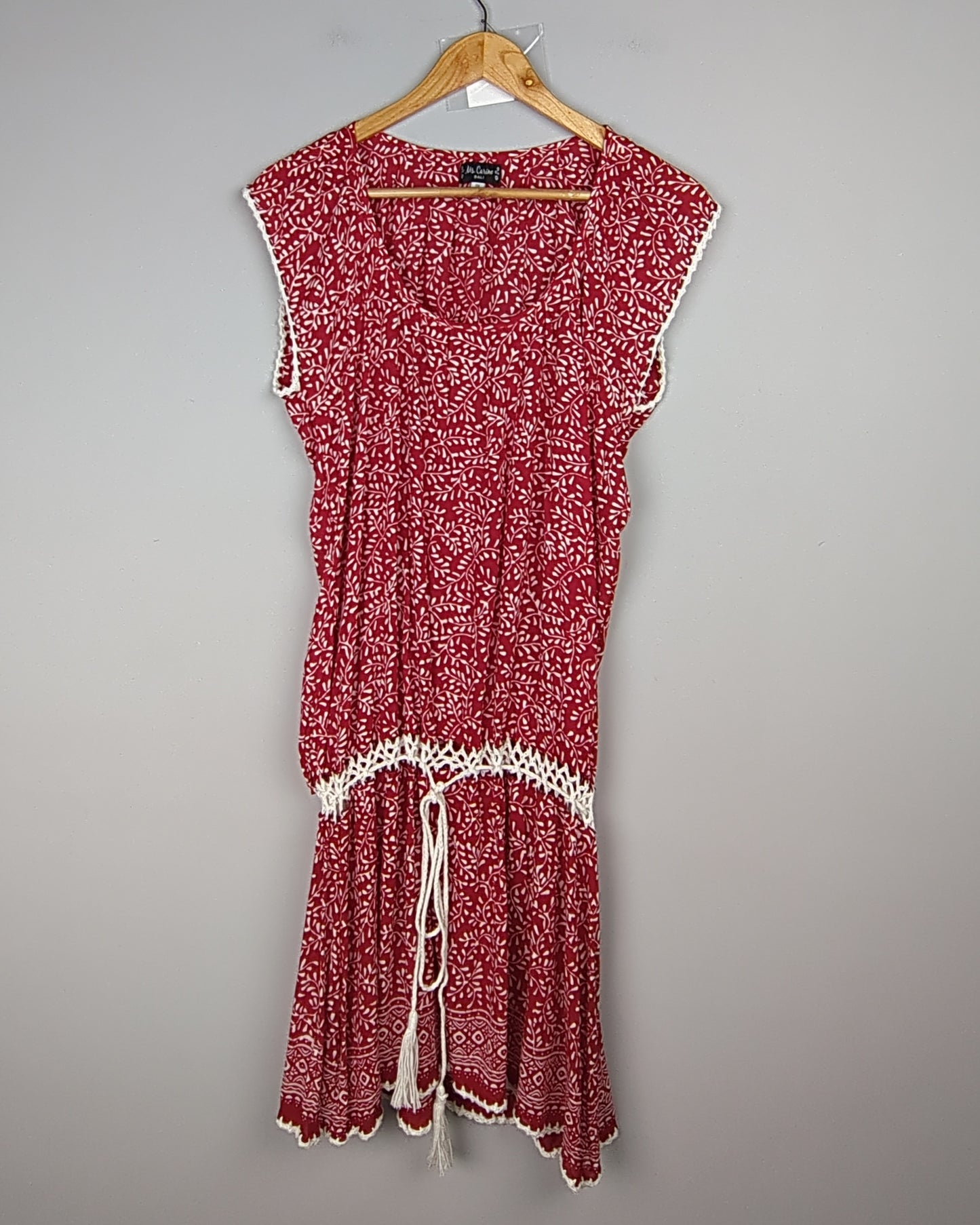 Ms. Carino Red Casual Dress