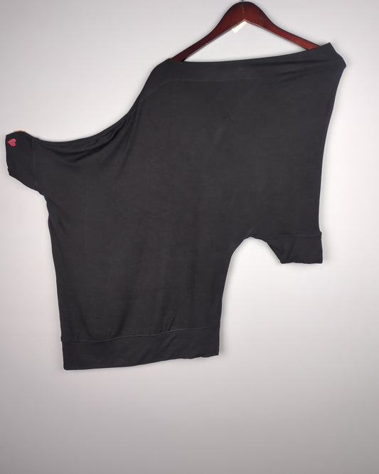 Nicobar Black Dolman Top