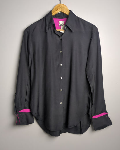 Nicobar Black Flamingo Shirt