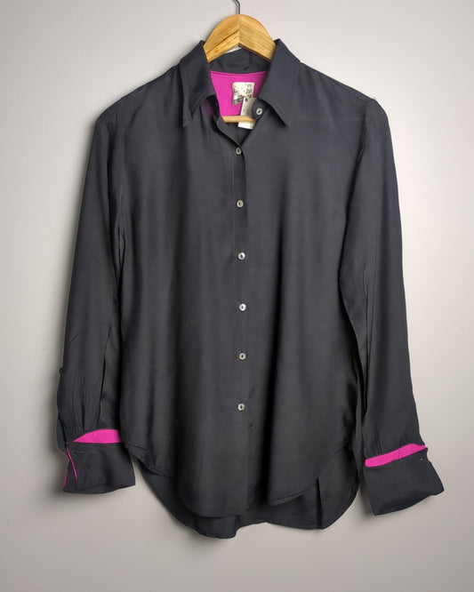 Nicobar Black Flamingo Shirt