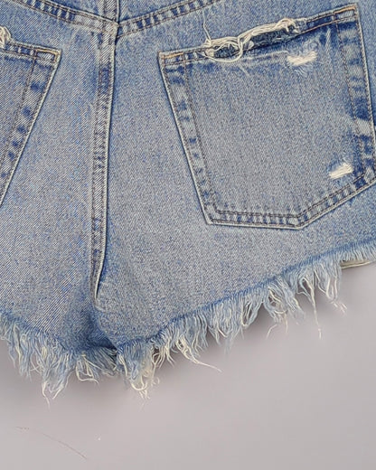 Zara Blue Denim Shorts