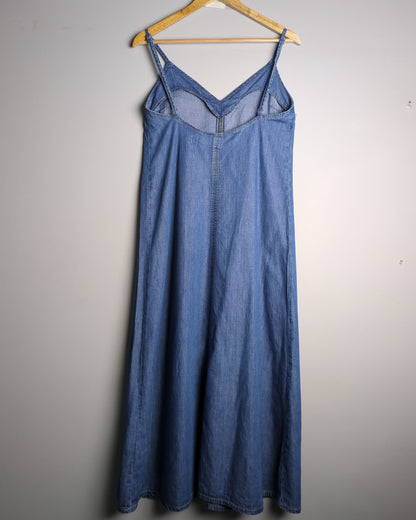 Zara Blue Denim Dress