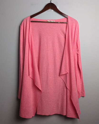 Denim Jeans & Casuals Pink Open Cardigan