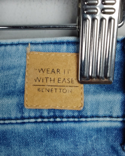 Benetton Blue Acid Wash