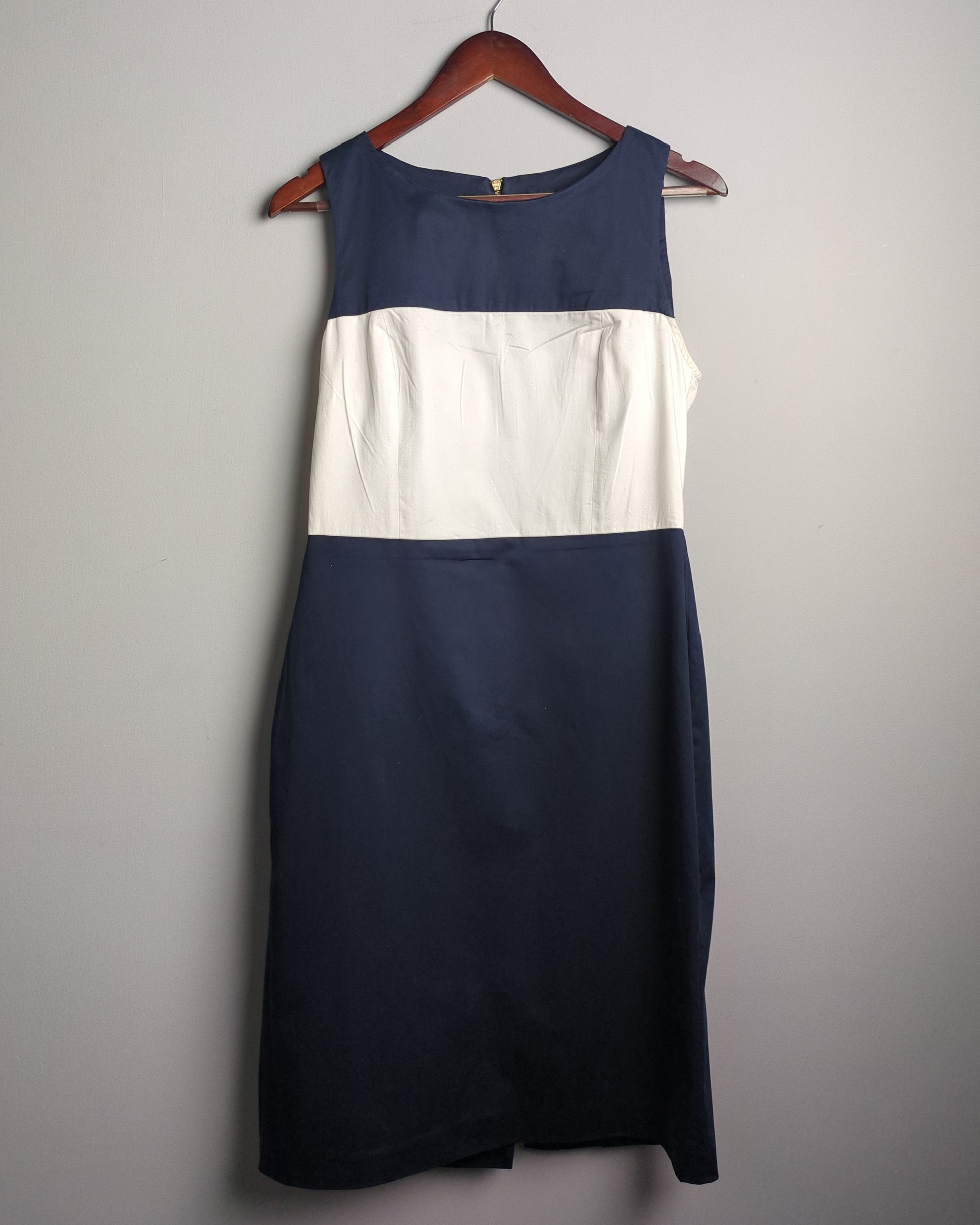 French Connection Blue Colorblock Dress – Prelo