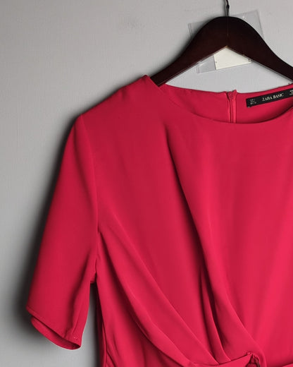 Zara Red Wrap Dress