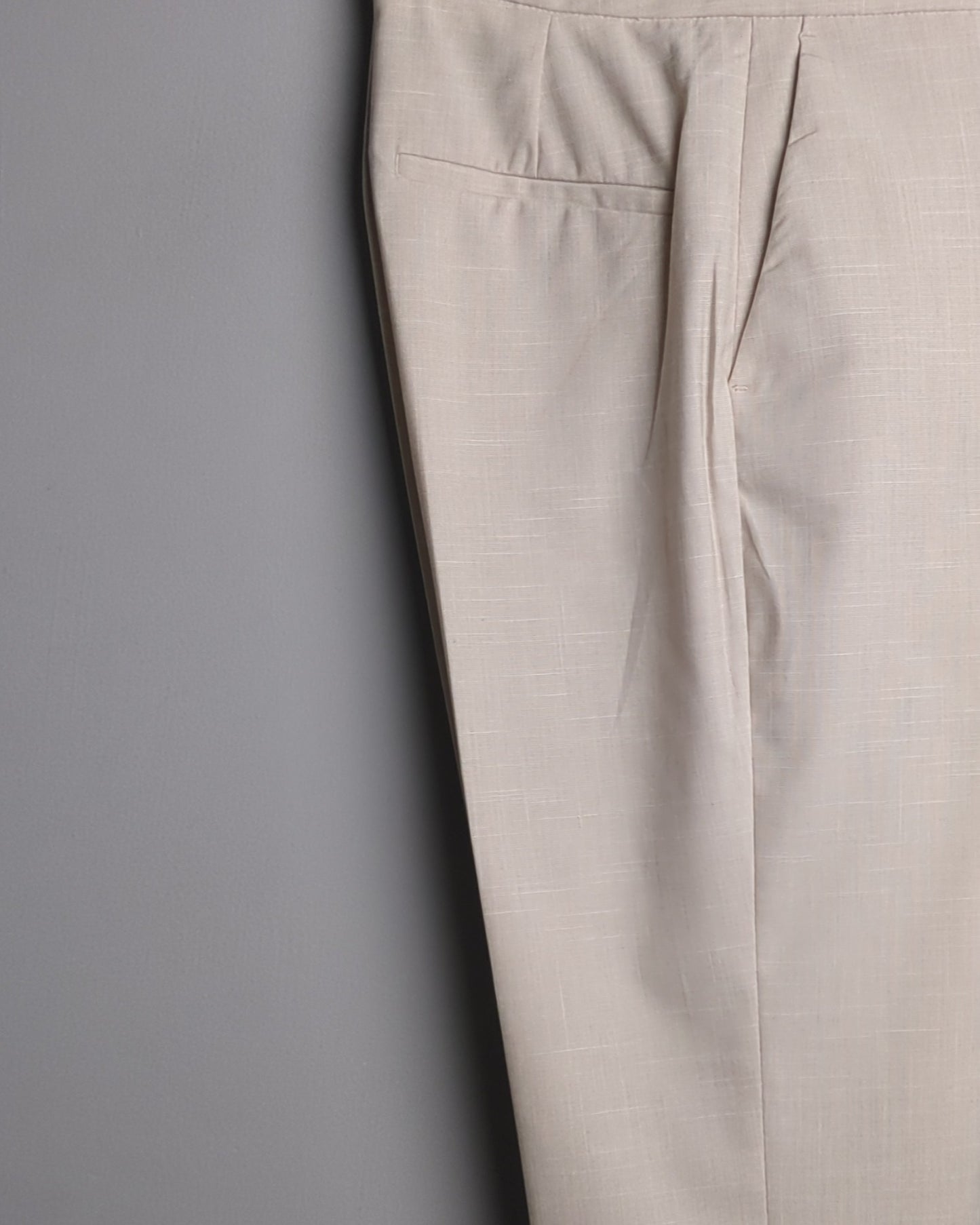 Zara Beige Tailored Trousers