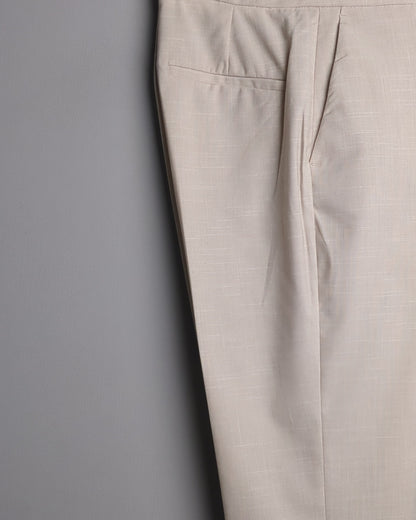 Zara Beige Tailored Trousers