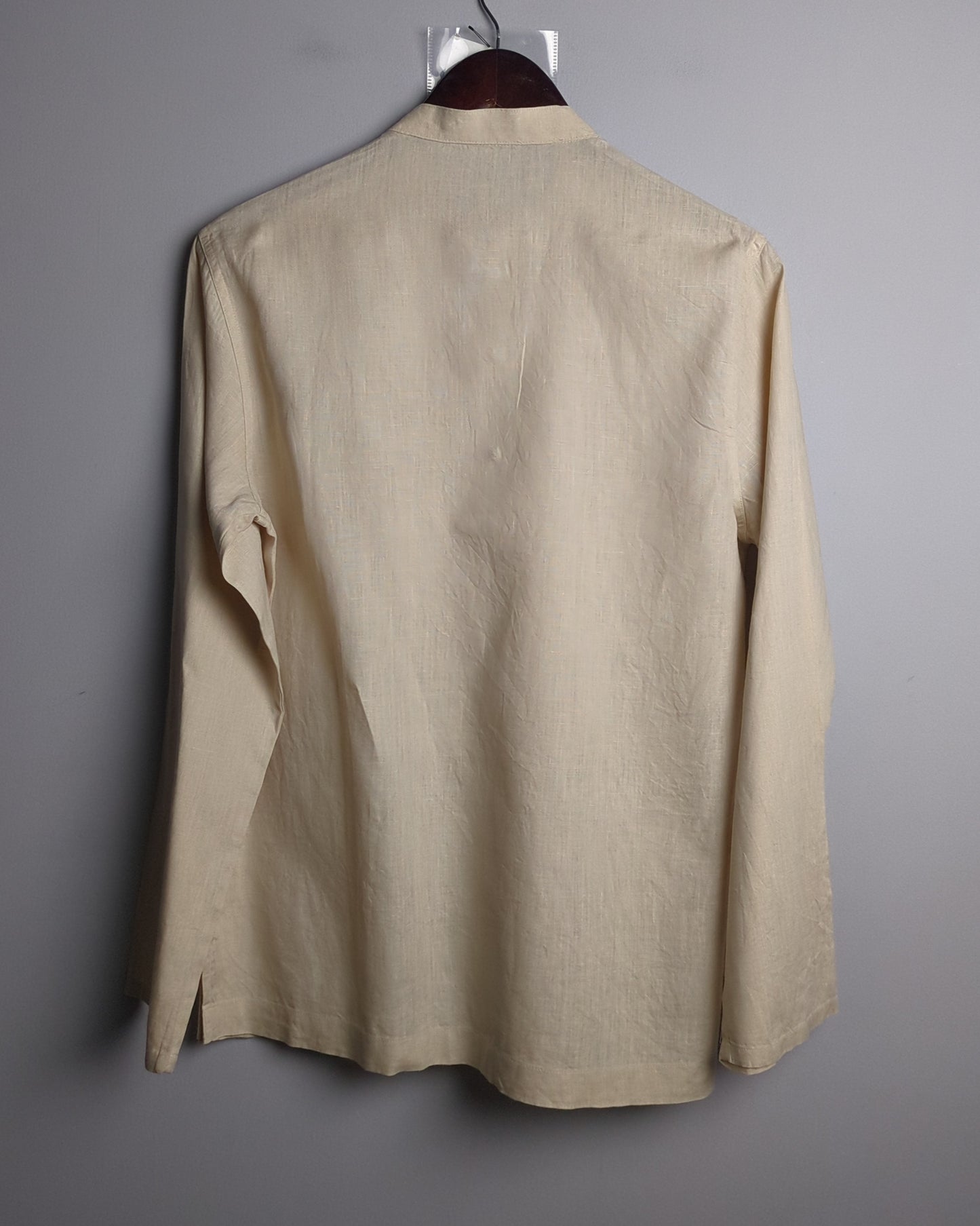 Fabindia Beige Linen Kurta