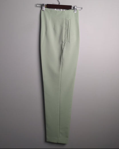 Zara Green Tailored Trousers